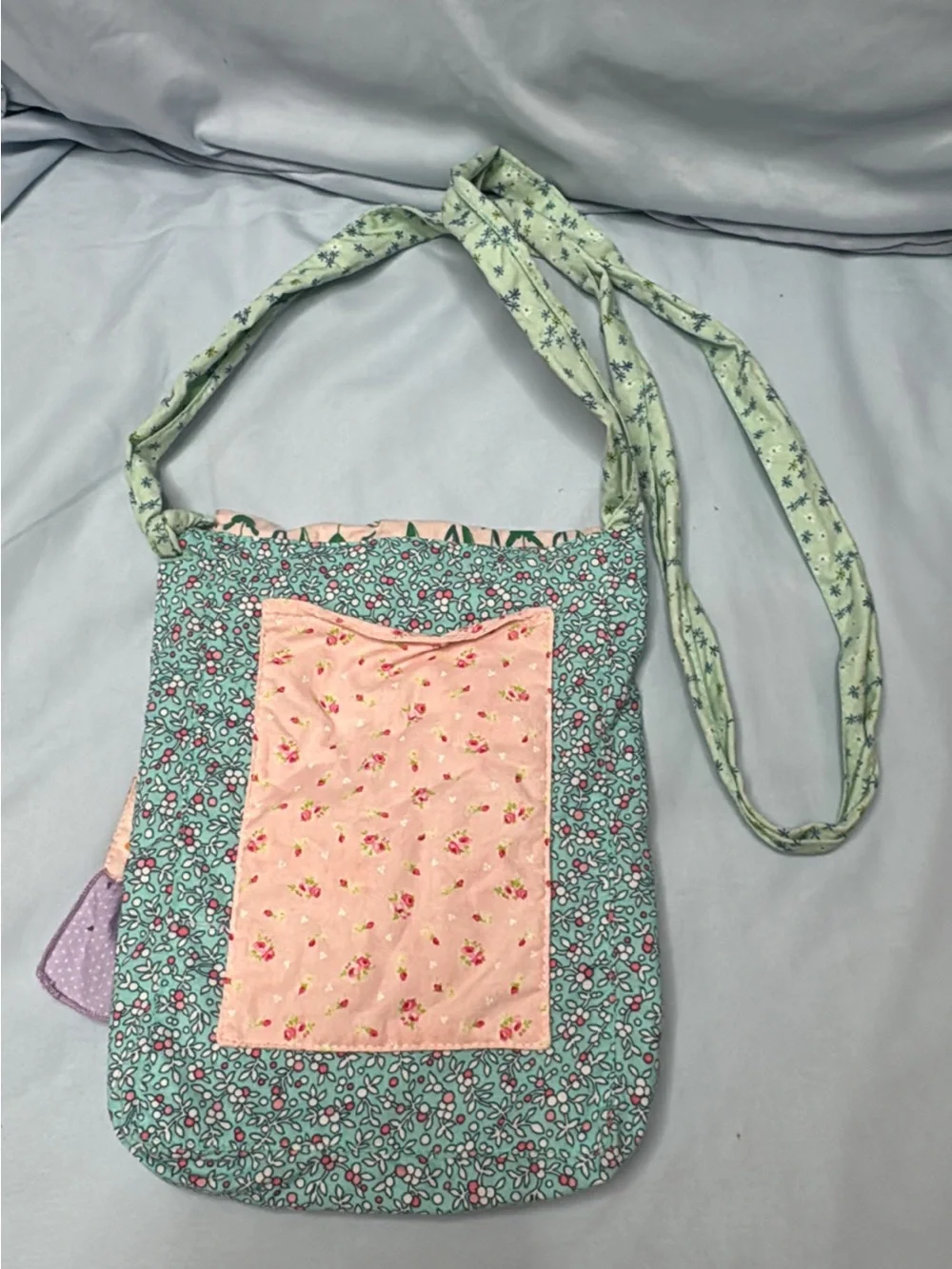 Matilda Jane Platinum Pastel Floral Patchwork Crossbody